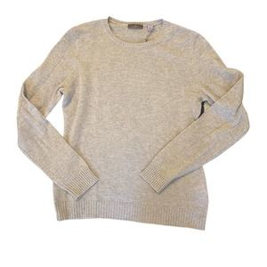 NWT New Cullen Beige Camel Cashmere pullover Sweater - size medium M